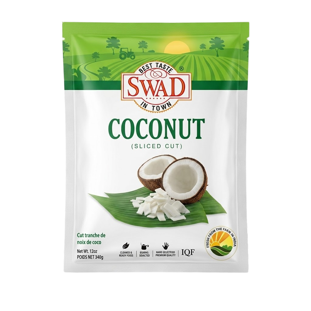 Swad Coconut Sliced Cut 340 g buy online USA - 1